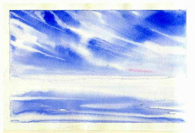Come Dipingere Cieli Nuvolosi Con L'acquerello